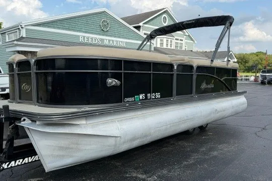 The Image of 2017 Manitou 22 Oasis Standard pontoon boat at Reeds Marine dealership. - 1