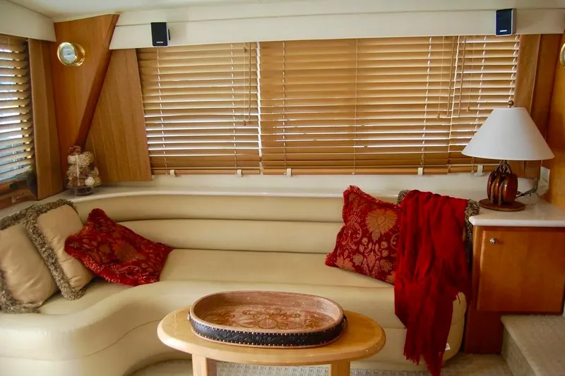 Slide: The Image of Luxurious interior of 2007 Navigator 44 Classic yacht with elegant seating and decor. - 9