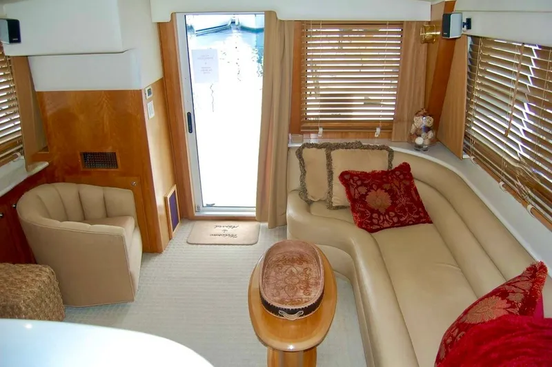 Slide: The Image of Luxurious interior of 2007 Navigator 44 Classic yacht with elegant seating and decor. - 8