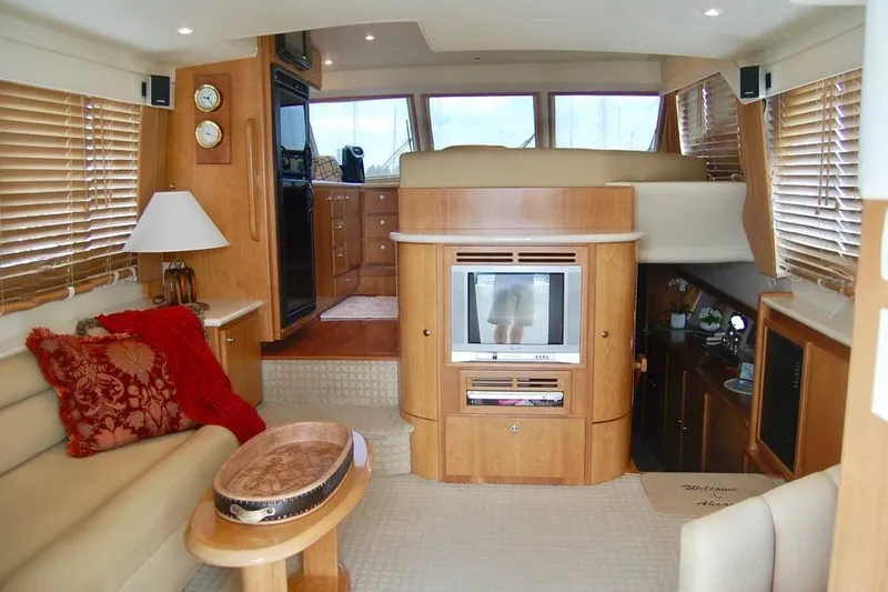Slide: The Image of Luxurious interior of a 2007 Navigator 44 Classic yacht with elegant furnishings. - 7