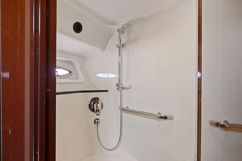 Slide: The Image of Luxurious shower area in 2007 Sea Ray 58 Sedan Bridge yacht. - 56
