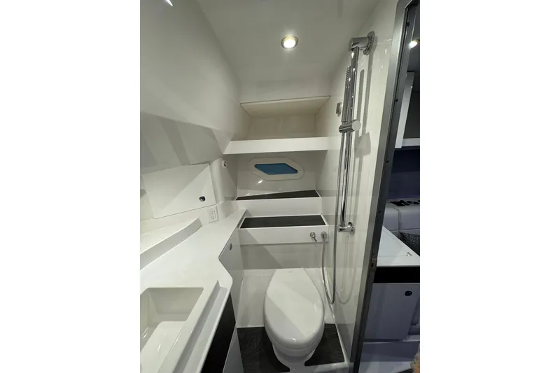 Slide: The Image of Modern bathroom interior in 2026 Formula 360 Crossover Bowrider I/O boat. - 181