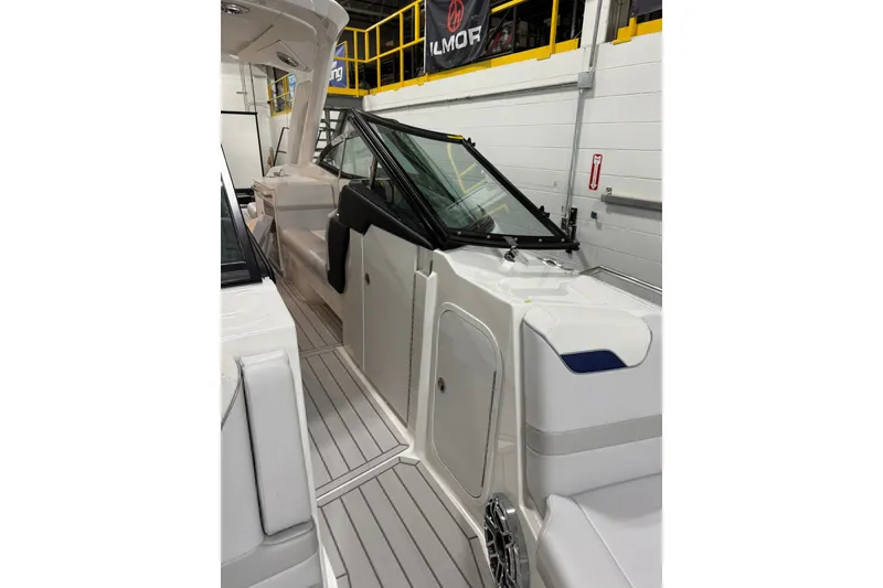 Slide: The Image of 2026 Formula 360 Crossover Bowrider I/O interior with sleek design and modern features. - 99