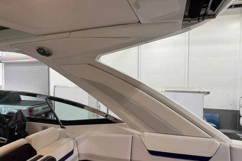 Slide: The Image of 2026 Formula 360 Crossover Bowrider I/O interior with sleek design and modern features. - 10