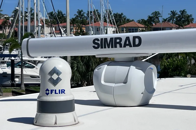 Slide: The Image of Radar and FLIR systems on 2022 Sea Pro 320 DLX Offshore boat. - 75