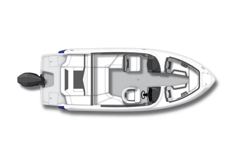 Slide: The Image of Manufacturer Provided Image: Top view of 2023 Monterey 235SS Super Sport boat layout. - 24