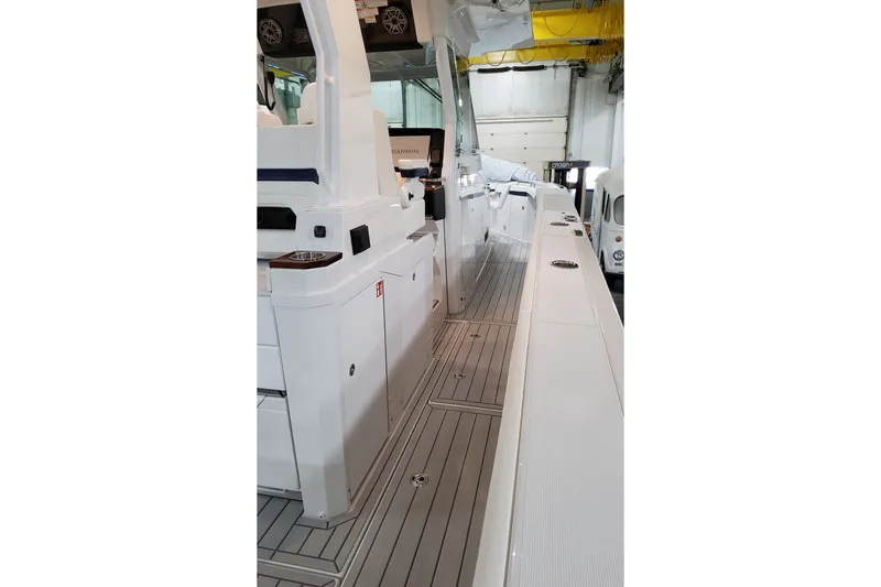 Slide: The Image of 2026 Formula 387 Center Console Fish boat interior with sleek design and modern features. - 17
