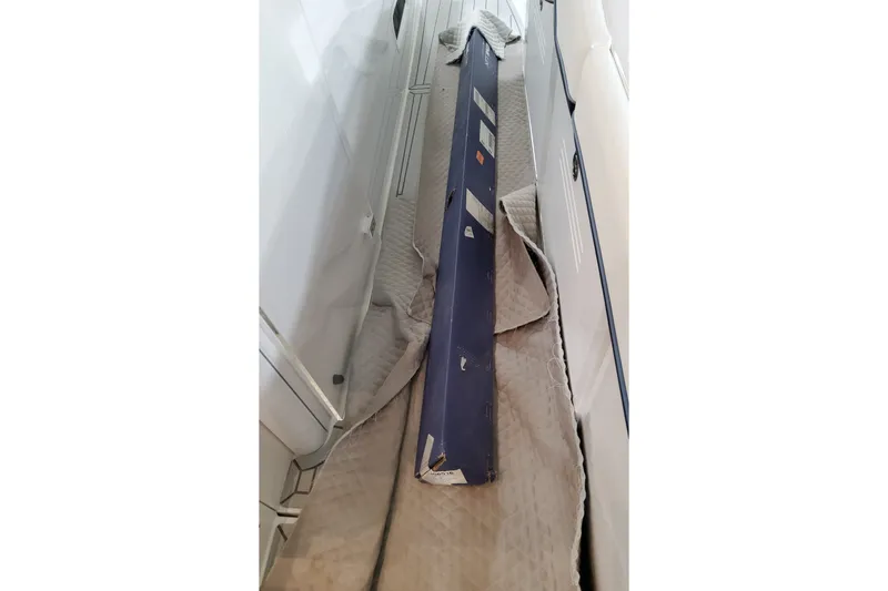 Slide: The Image of Interior view of 2026 Formula 387 Center Console Fish boat, featuring sleek design elements. - 36