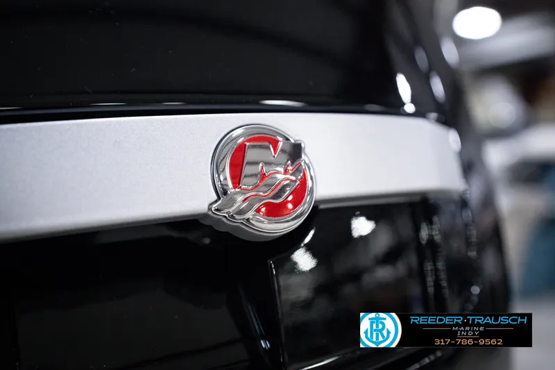 Slide: The Image of Close-up of 2026 Lund 1800 Explorer SS emblem with dealership logo. - 53