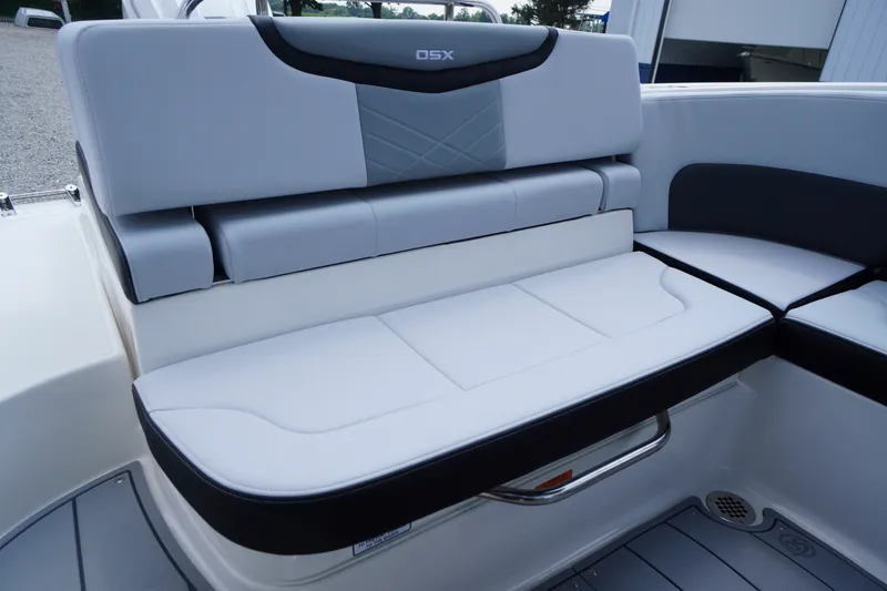 Slide: The Image of Chaparral 270 OSX 2027 boat seating with sleek, modern design and comfortable upholstery. - 41
