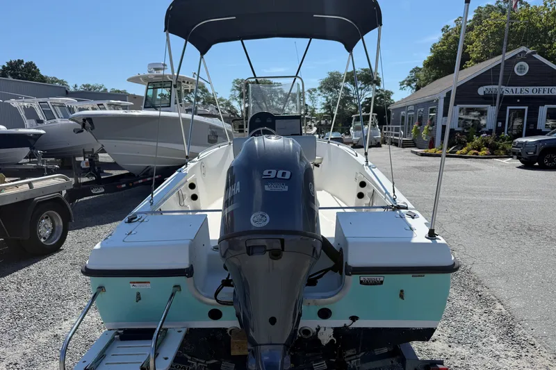 Slide: The Image of 2004 Hydra-Sports Lightning 170 CC boat with Yamaha 90 engine at sales office. - 7