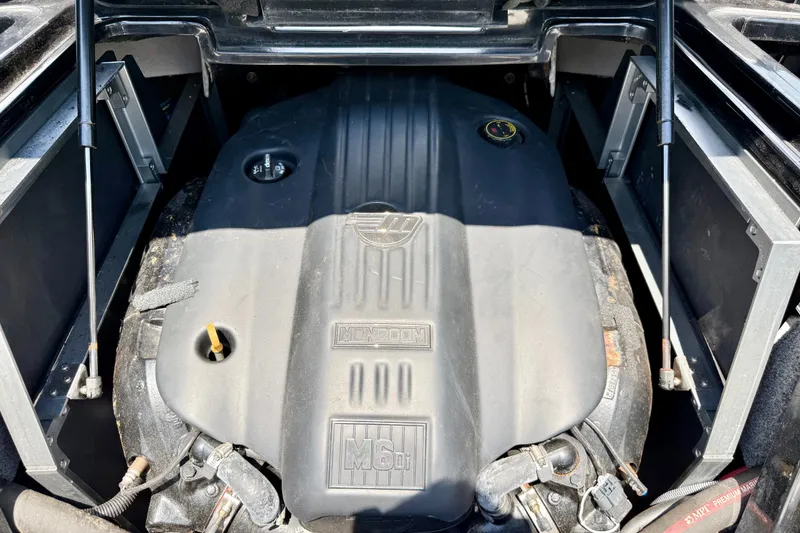 Slide: The Image of Engine compartment of a 2020 Malibu Wakesetter 24 MXZ boat. - 36