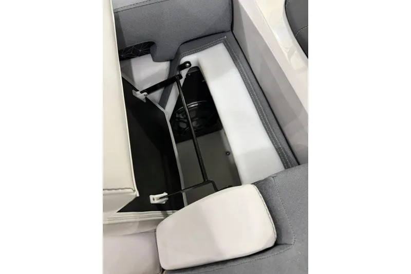 Slide: The Image of Alera M21Q 2027 boat storage compartment with sleek design and modern features. - 21