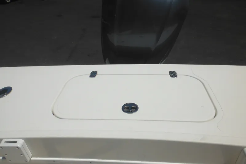 Slide: The Image of 2020 Steiger Craft 255 Miami boat deck with storage compartment. - 46