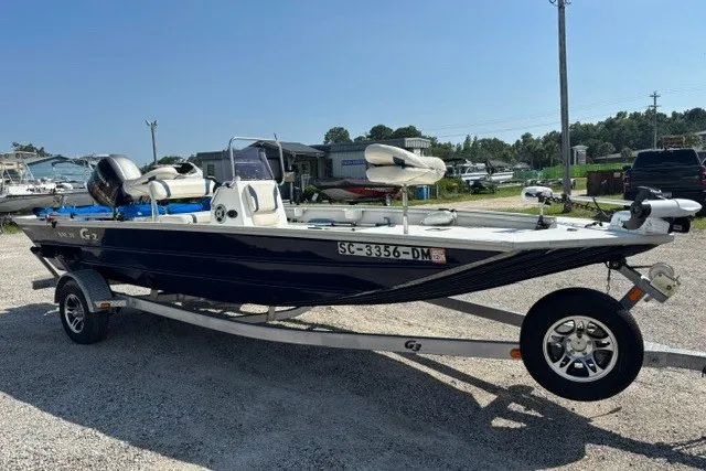 The Image of 2019 G3 Bay 20 boat on trailer in sunny outdoor setting. - 0