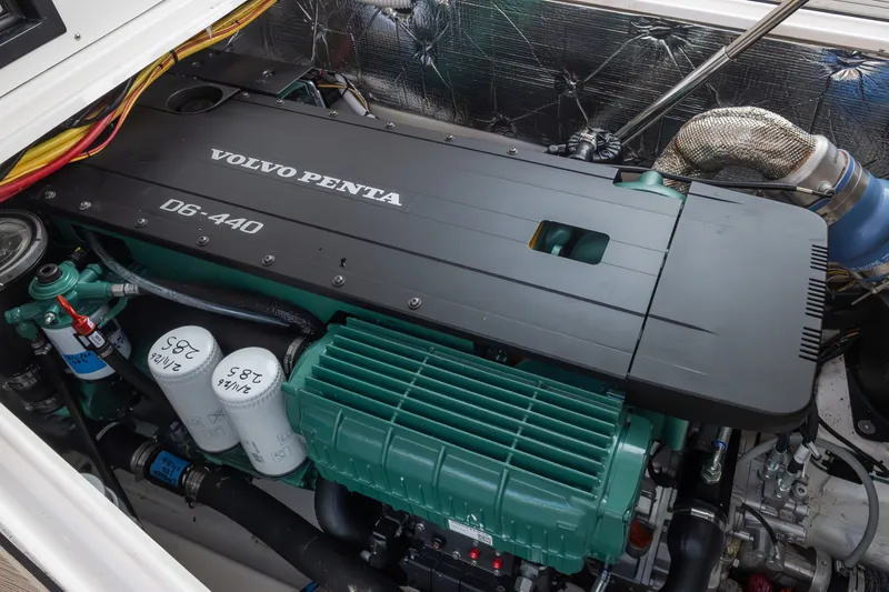 Slide: The Image of Volvo Penta D6-440 engine in 2023 Cutwater C-30 Sedan boat. - 45