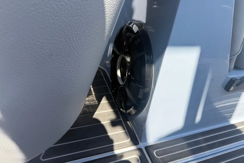 Slide: The Image of Speaker detail in 2026 MB B52 23 Alpha boat interior. - 16