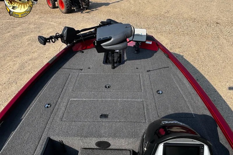 Slide: The Image of 2020 Lowe Stinger 175C fishing boat with trolling motor and Garmin electronics. - 9