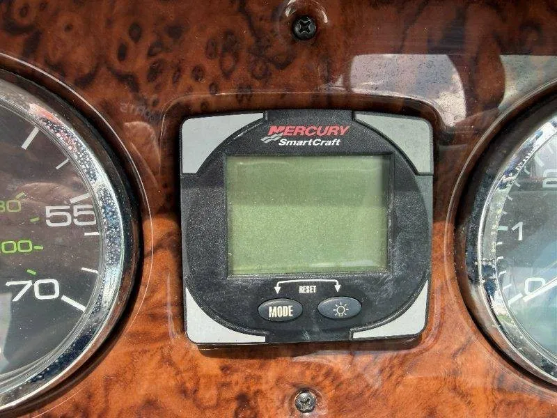 Slide: The Image of Close-up of a Mercury SmartCraft display on a 2003 Sea Ray 240 Sundeck. - 20