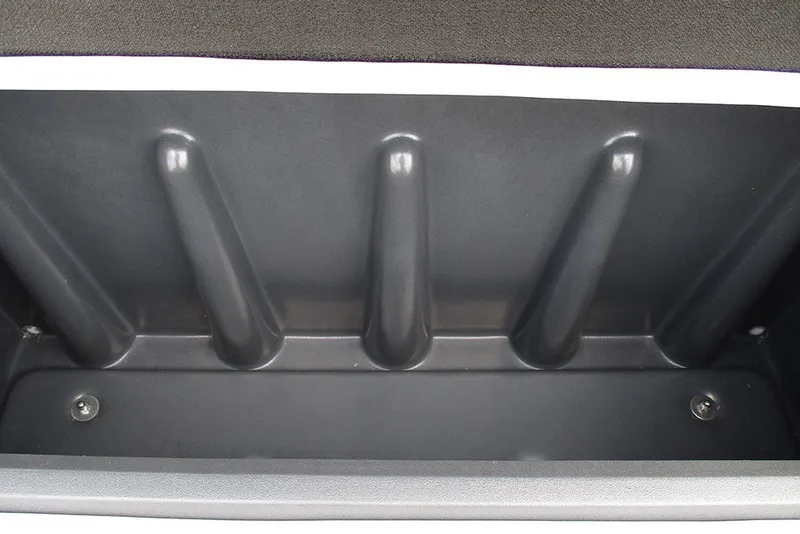 Slide: The Image of Storage compartment of 2027 Sun Tracker Fishin' Barge 20 DLX boat. - 27