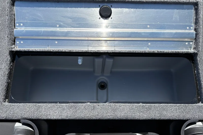 Slide: The Image of Livewell compartment in 2027 Tracker Pro Team 175 Crappie Edition boat. - 21
