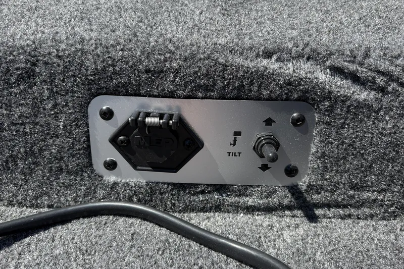 Slide: The Image of Tilt control panel on 2027 Tracker Pro Team 175 Crappie Edition boat. - 44