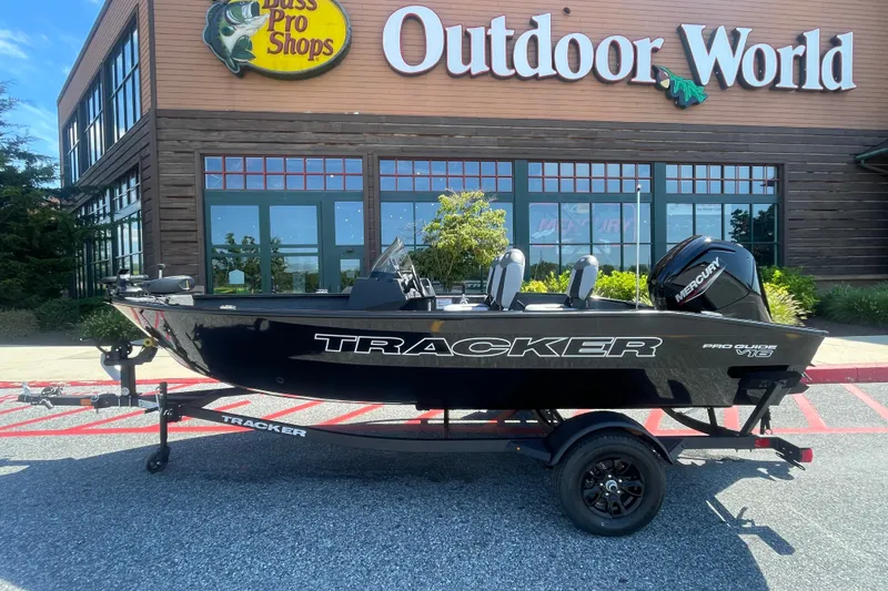 The Image of 2027 Tracker Pro Guide V-16 SC boat outside Bass Pro Shops Outdoor World. - 0