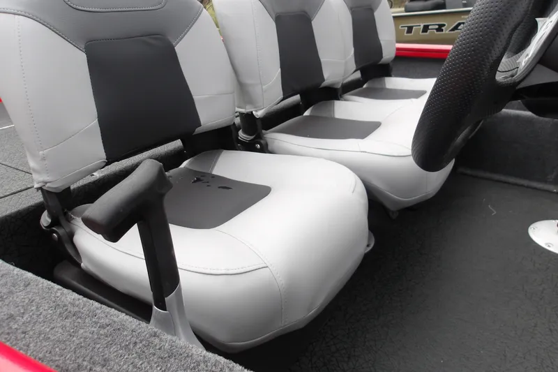 Slide: The Image of 2027 Tracker Pro Team 175 Crappie Edition boat seats, featuring ergonomic design and premium materials. - 16