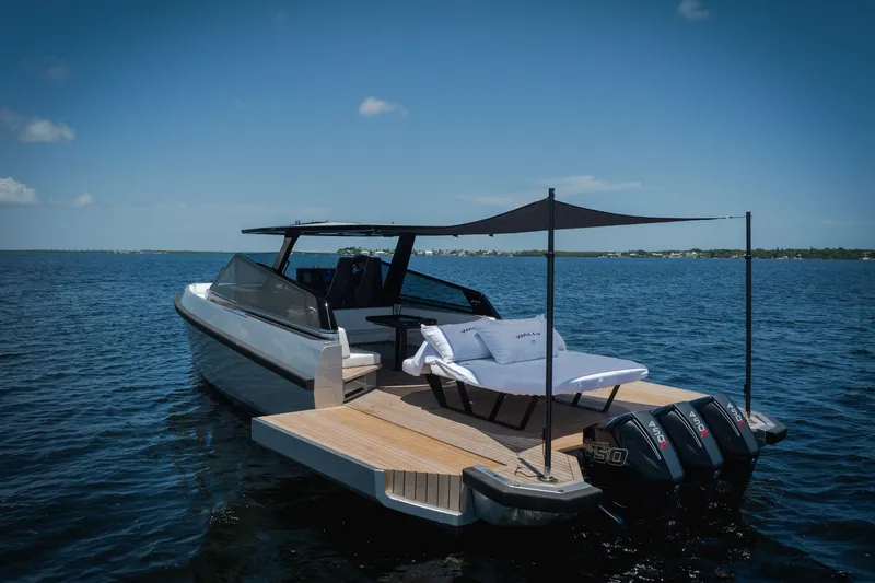 Slide: The Image of Luxury 2022 Wally wallytender43X yacht on serene blue waters. - 57