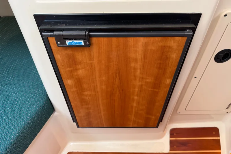 Slide: The Image of Isotherm fridge in 2006 Albin 28 Gatsby Edition boat interior. - 40