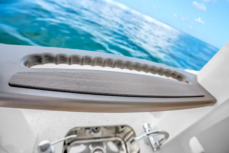 Slide: The Image of Luxury boat Solace 37CS 2025, featuring sleek design and ocean view. - 64