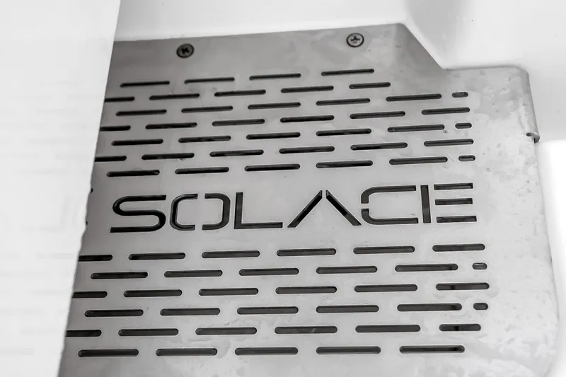 Slide: The Image of Metallic Solace 37CS 2025 logo on a perforated surface. - 74