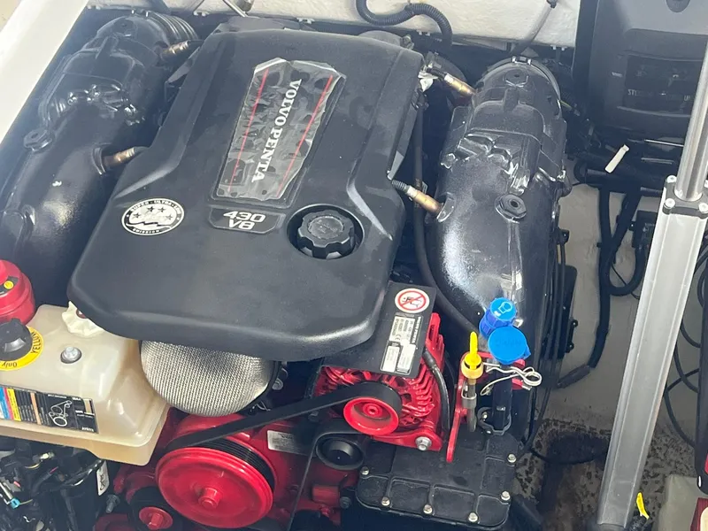 Slide: The Image of Volvo Penta 490 V8 engine in 2022 Regal LS36 boat. - 34