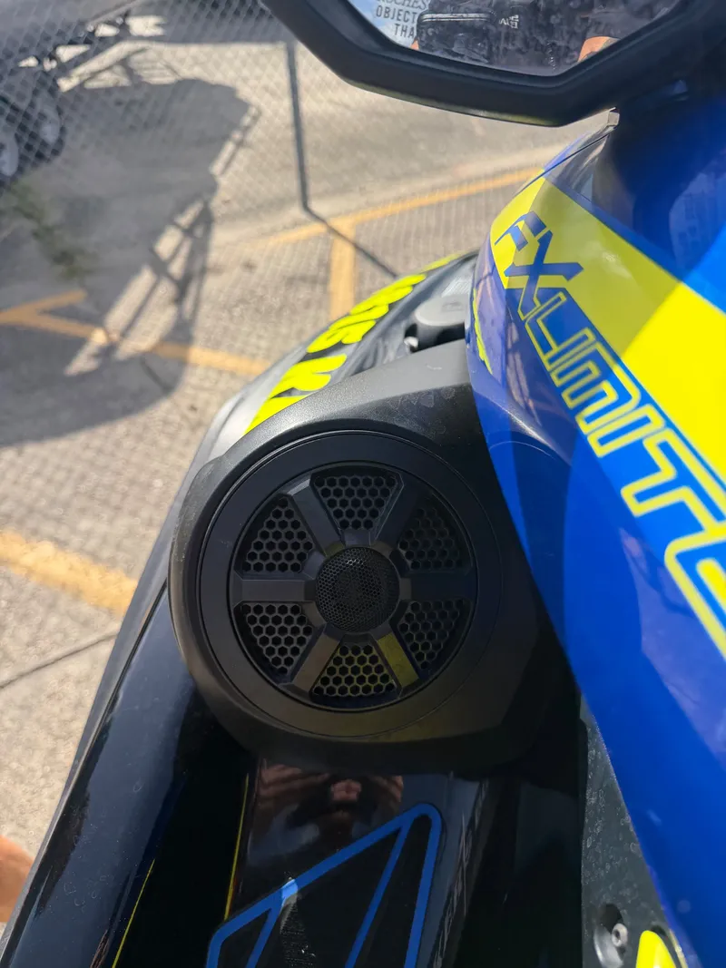 Slide: The Image of Close-up of a speaker on a 2022 Yamaha WaveRunner FX Limited SVHO. - 13