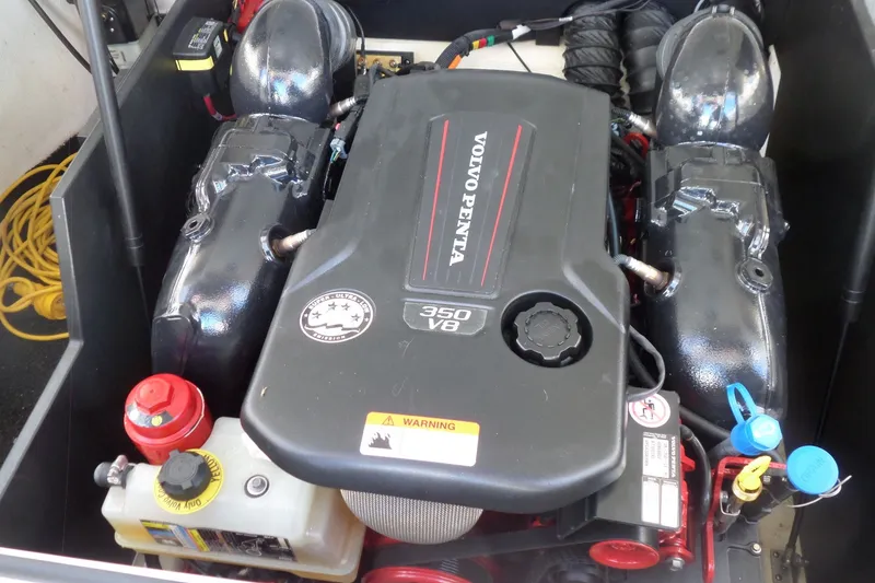 Slide: The Image of Volvo Penta 350 V8 engine in 2020 Regal LS6 boat, detailed view. - 29