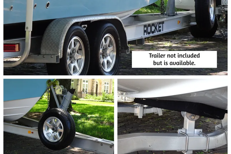 Slide: The Image of 2021 Sea Fox 248 Commander boat on a Rocket trailer; trailer available separately. - 24