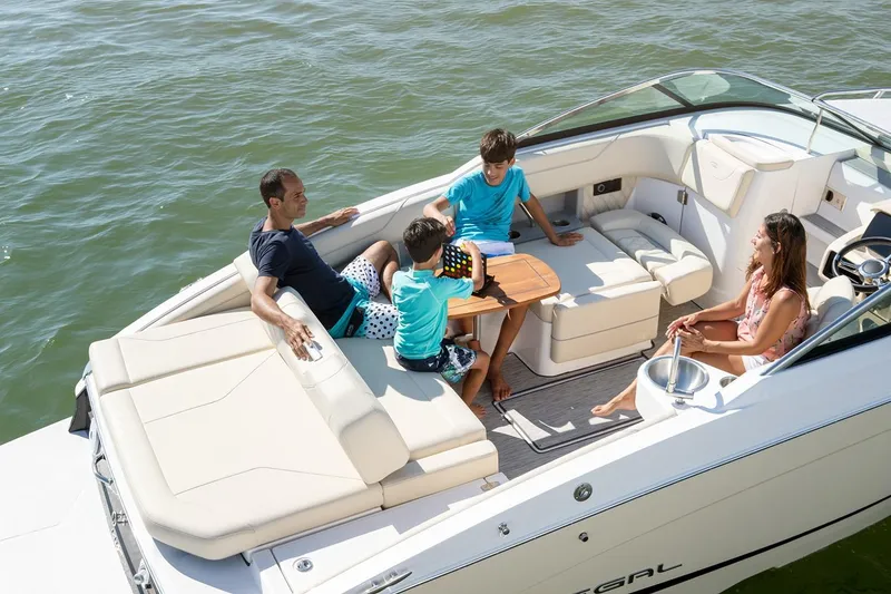 Slide: The Image of Manufacturer Provided Image: Family enjoying leisure time on a 2026 Regal LS4C boat. - 5