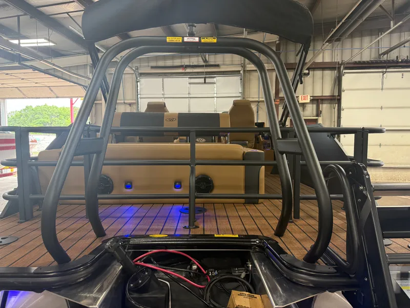 Slide: The Image of Bentley Pontoons Elite 300HP 253 Swingback Tritoon 2027 - 53