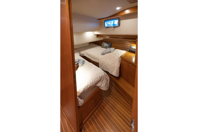 Slide: The Image of Cozy twin cabin interior of 2010 Grand Banks 41 Heritage EU yacht. - 21