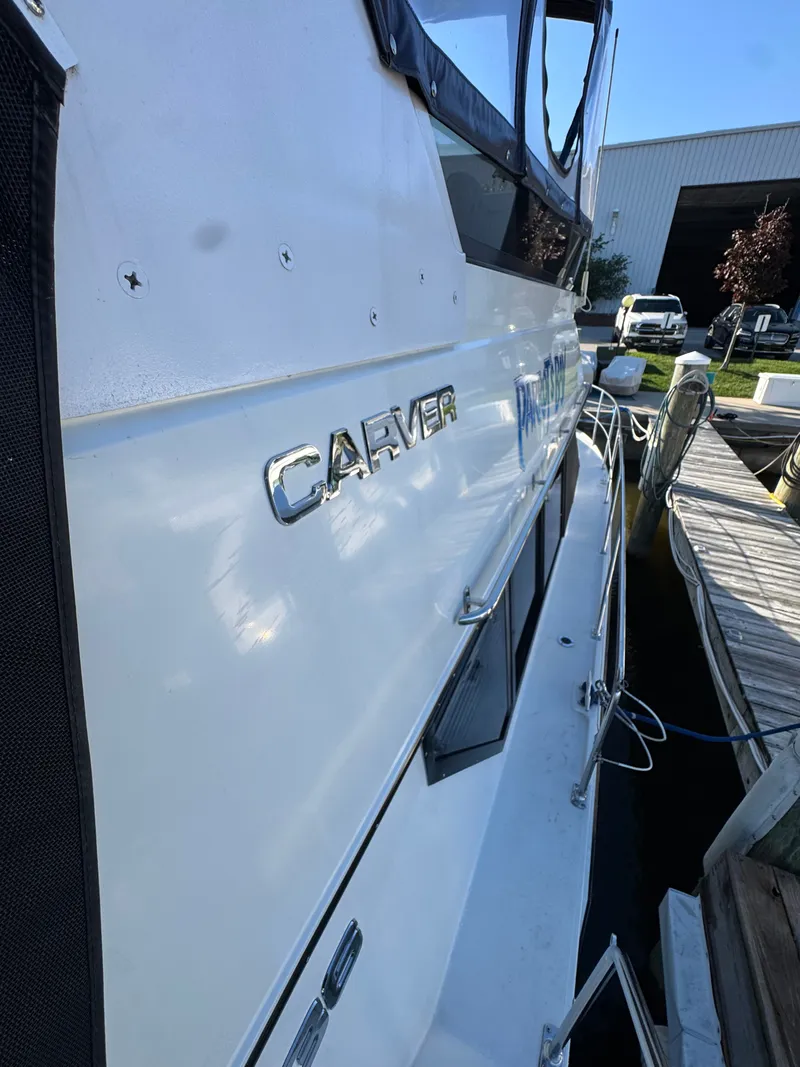 Slide: The Image of Carver Yachts 3608 Aft Cabin Motor Yacht 1991 - 15