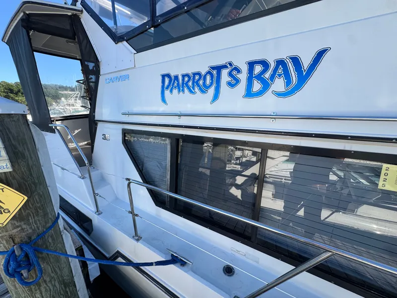 Slide: The Image of Carver Yachts 3608 Aft Cabin Motor Yacht 1991 - 13