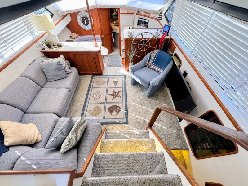 Slide: The Image of Carver Yachts 3608 Aft Cabin Motor Yacht 1991 - 36