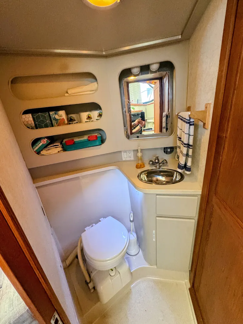 Slide: The Image of Carver Yachts 3608 Aft Cabin Motor Yacht 1991 - 55