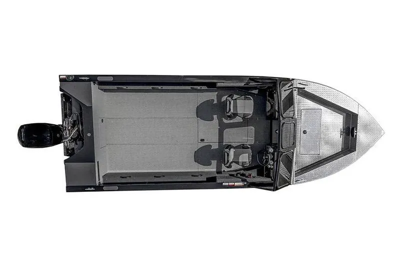 Slide: The Image of Manufacturer Provided Image: Top view of 2026 Crestliner 2050 Commander Elite boat, showcasing interior layout. - 22