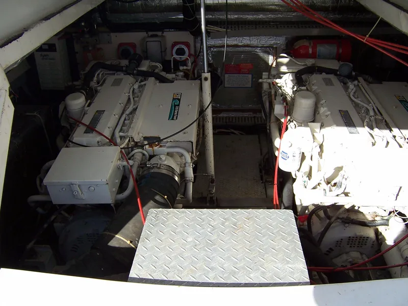 Slide: The Image of 36' Luhrs Engine Room - 41