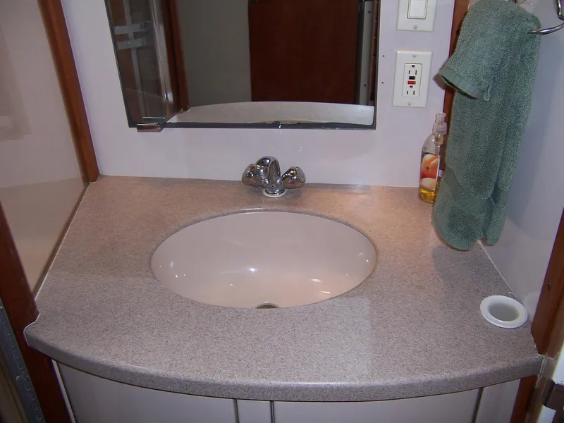 Slide: The Image of 36' Luhrs Head Vanity/Sink - 32