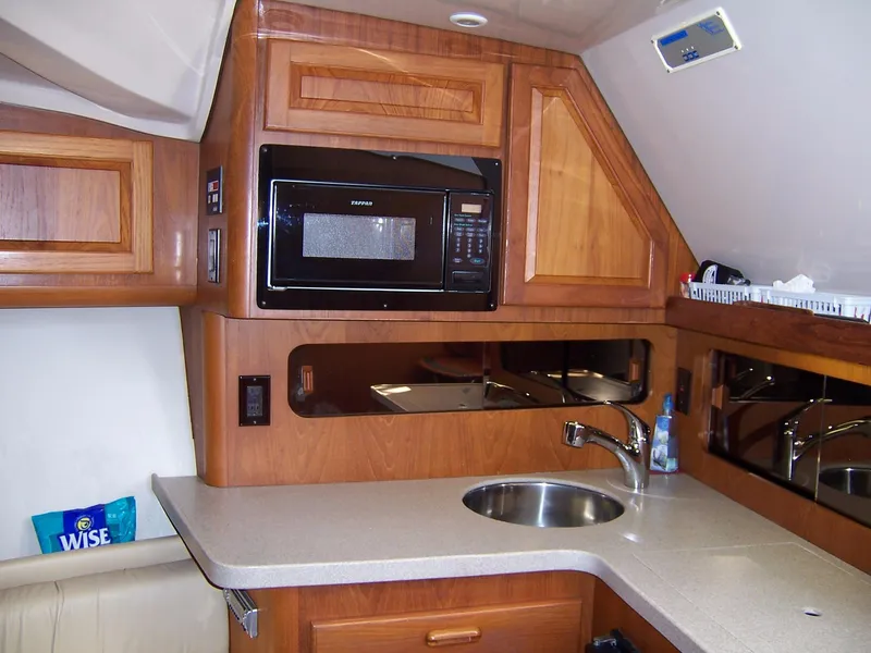 Slide: The Image of 36' Luhrs Galley Microwave/Oven - 35
