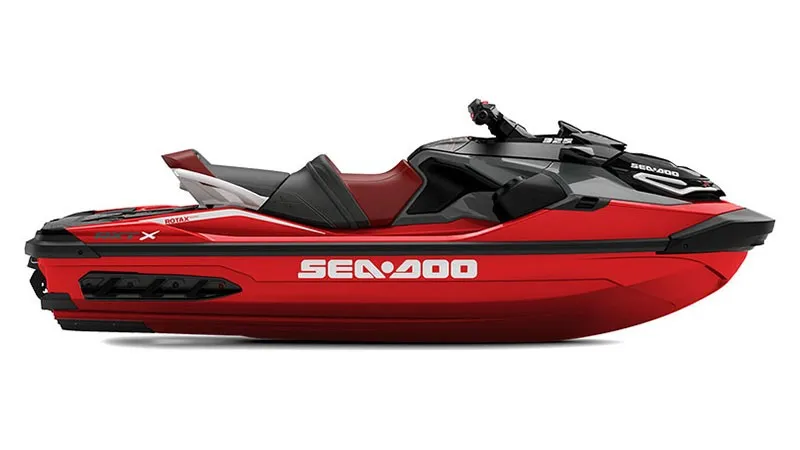 Slide: The Image of A red 2024 Sea-Doo RXT-X 325 jet ski with a sporty design. - 33