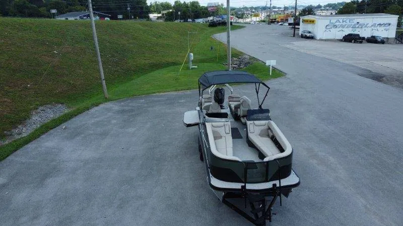 Slide: The Image of A 2027 Flamingo ROVE 245 on a trailer in a parking area. - 3