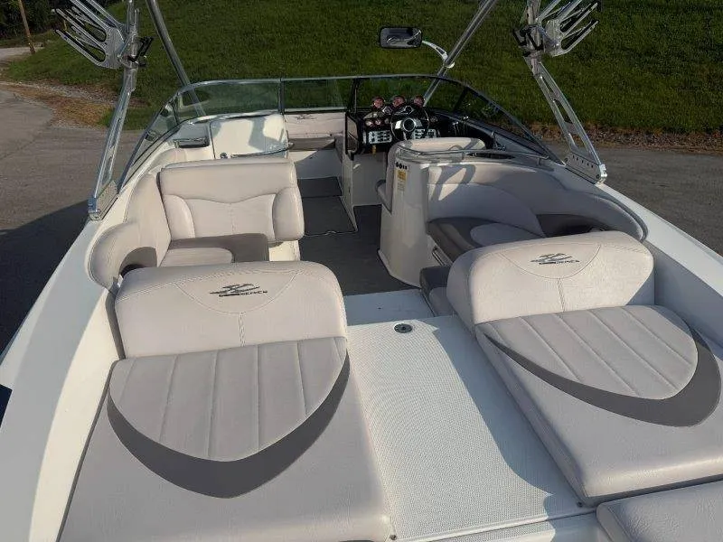 Slide: The Image of The image shows the cockpit of a 2006 MasterCraft X-80 with comfortable seating and a helm console. - 16